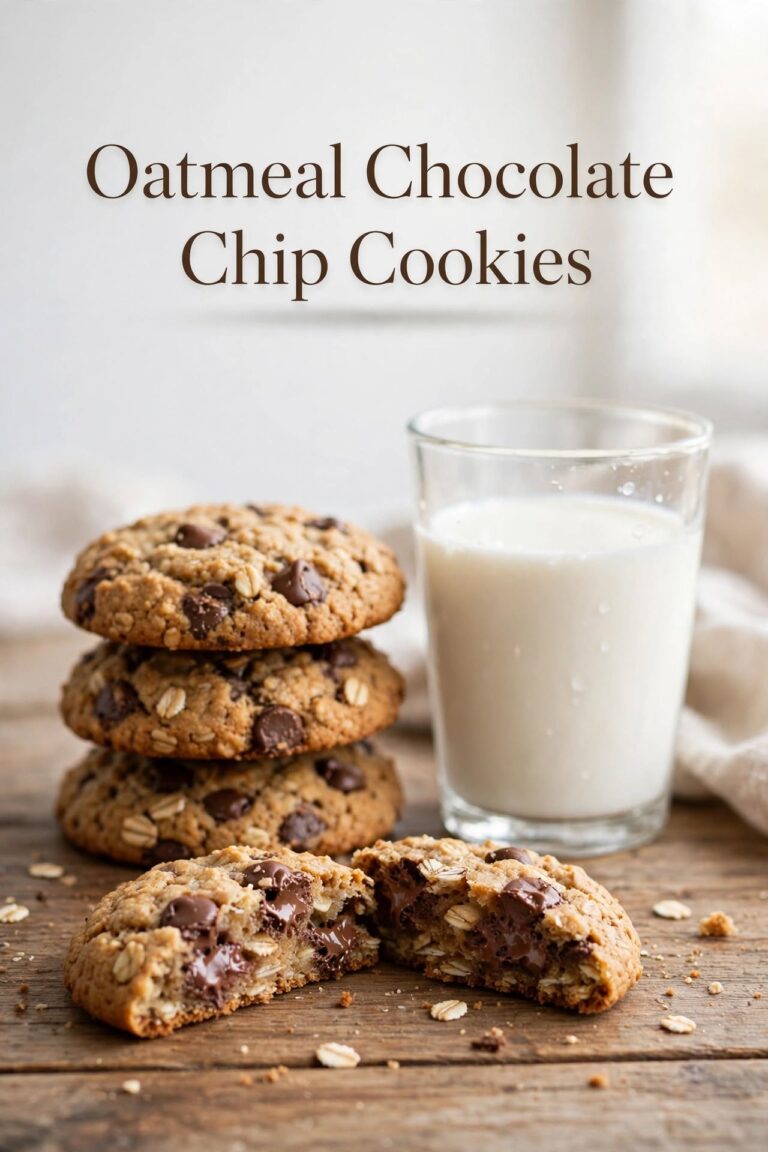 Oatmeal Chocolate Chip Cookies full recipe